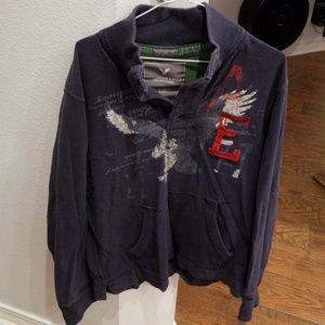 American eagle mock neck sweatshirt/ shirt